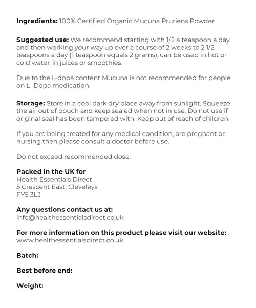 mucuna pruriens powder