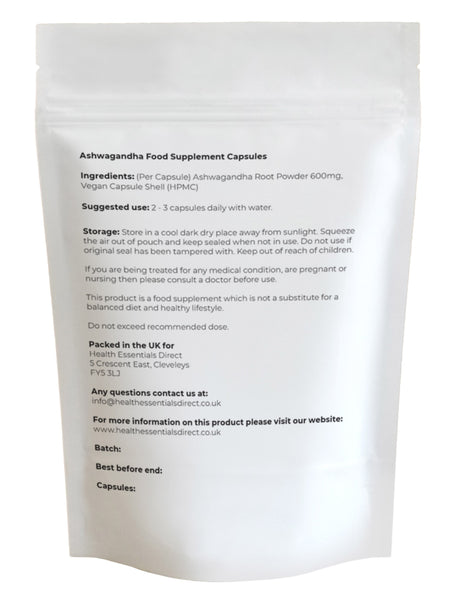 ashwagandha root capsules