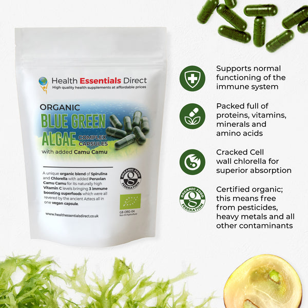 organic blue green algae