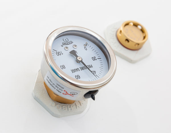 hyperbaric oxygen pressure gauge