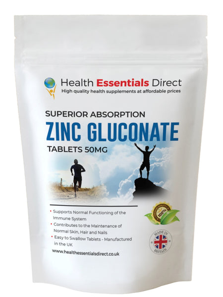 High Strength Zinc Gluconate Tablets 50mg